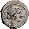 Image 2 : Roman Rep., M. Junius Brutus. Denarius 54