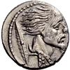 Image 2 : Roman Rep., L. Hostilius Saserna. Denarius 48