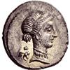 Image 2 : Roman Rep., Julius Caesar. Denarius 46-45