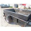 Image 4 : Bumper Hitch Utility Trailer, 5 Hole Rim 15" Tires 5' x 8' with Wooden Ramps & Hand Winch - Have TOD
