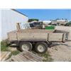 Image 2 : Bumper Hitch Tandem Utility Trailer/Flat Deck , Stacked Sides,  5 Hole 14 " Tire, 58" x 120"  - Have