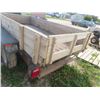 Image 7 : Bumper Hitch Tandem Utility Trailer/Flat Deck , Stacked Sides,  5 Hole 14 " Tire, 58" x 120"  - Have