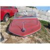 Image 2 : Vanguard 15' Fiberglass Boat with Chrysler 135 HP Engine - NO Trailer