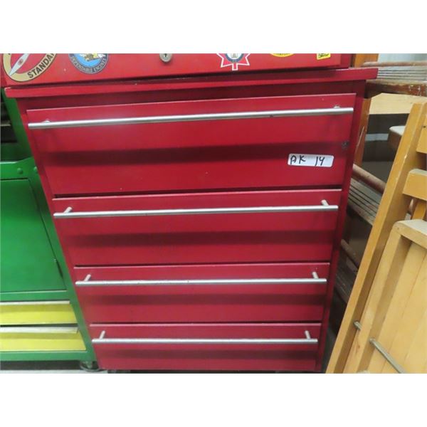 Homemade Wooden Tool Cabinet - 4 Drawer 36" x 27" x 13"