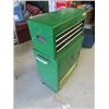 Image 2 : Metal Top + Bottom Tool Cabinet Painted John Deere Colors