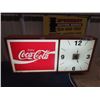 Image 1 : Coca-Cola Light Up Clock 12" x 25" x 4.5"