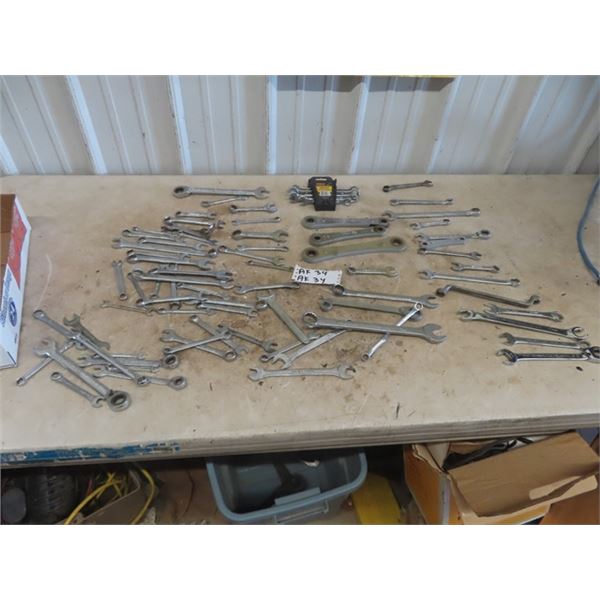 75 Wrenches - Open End, Few Ratchets - Metric & Standard