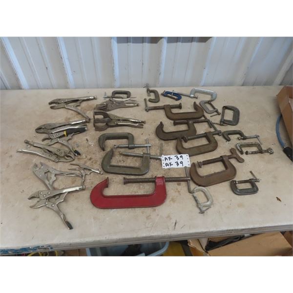 Vice Grips, Welding Grips, C Clamps