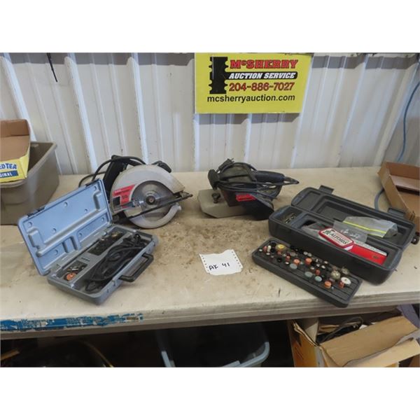 Craftsman Circular Saw, Craftsman Drill, Craftsman Rotary Tool