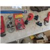 Image 2 : Pipe Wrenches - 1 Aluminum, Pipe/Tube Cutter, Propane Torch & Soldering Gun