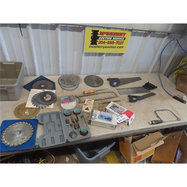 Saws, Hole Saws, Circular Saw, Drum Sander plus more