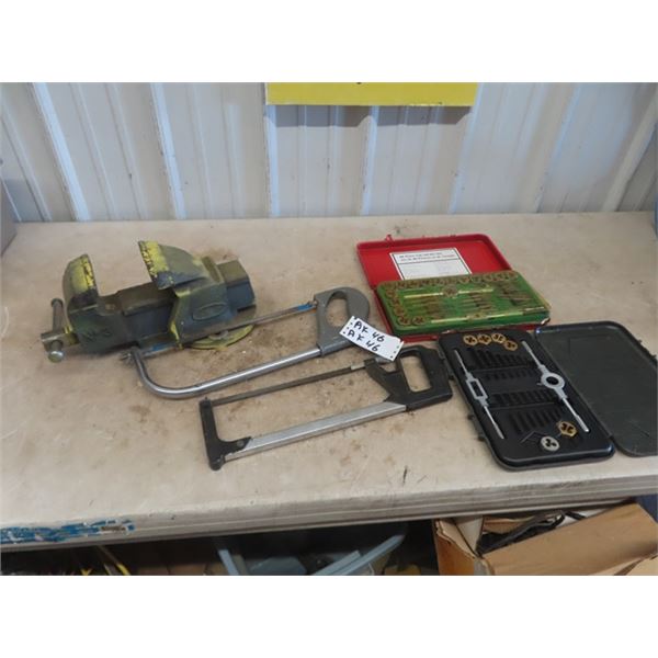 Vice #3, Hack Saw, Tap + Die Set
