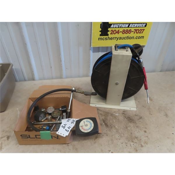 Retracting Air Hose, Air Gauges, Blower plus more