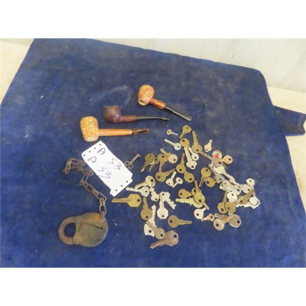 Lock , 3 Pipes, Keys