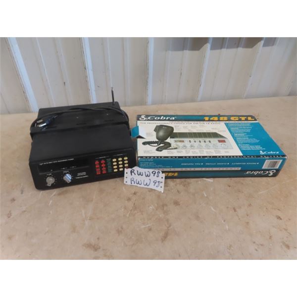 Realistic 20 Channel Pro 2020 & Cobra 148 GTL CB Radio