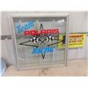 Image 1 : Polaris Racing Advertising on Window 31" x 31"