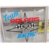 Image 2 : Polaris Racing Advertising on Window 31" x 31"