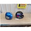 Image 1 : Blue Sparkle Snowmobile Helmet with Polaris Decals & LAzer Snowmobile Helmet