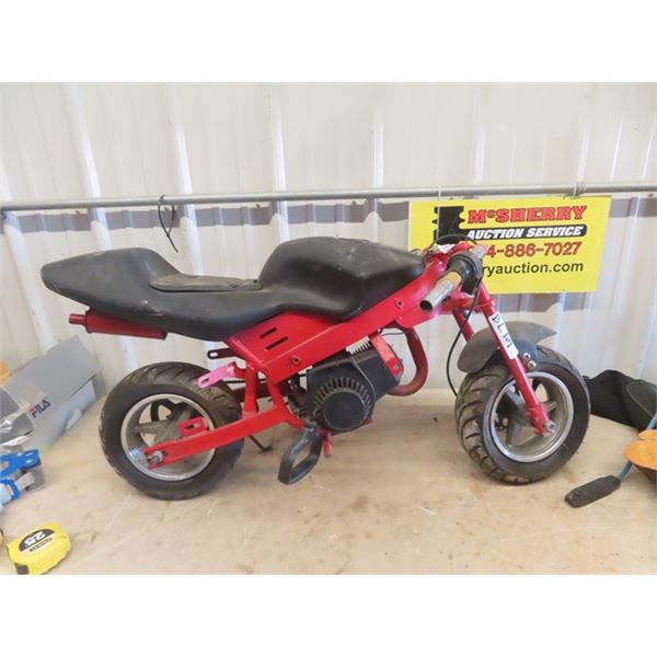 Pocket Rocket Mini Bike - NOT Running - with Compression