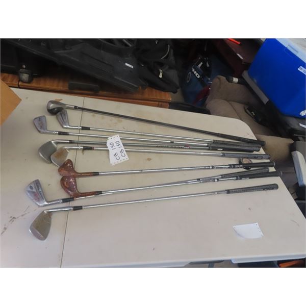 8 Left Handed Golf Clubs