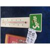 Image 3 : Vintage Plastic Sprite Thermometer 5" x 13" & Framed Paper Canada Dry  Advertising