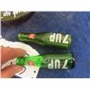 Image 3 : (2) 7 Up Glass Ashtray, 7 Up Lighter, 2 Glass Mini & up Bottles