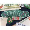 Image 4 : Vintage 7 UP Collectibles; Coaster with Super , Menus, Paper Advertising, Cups, Menu Paper Labels pl
