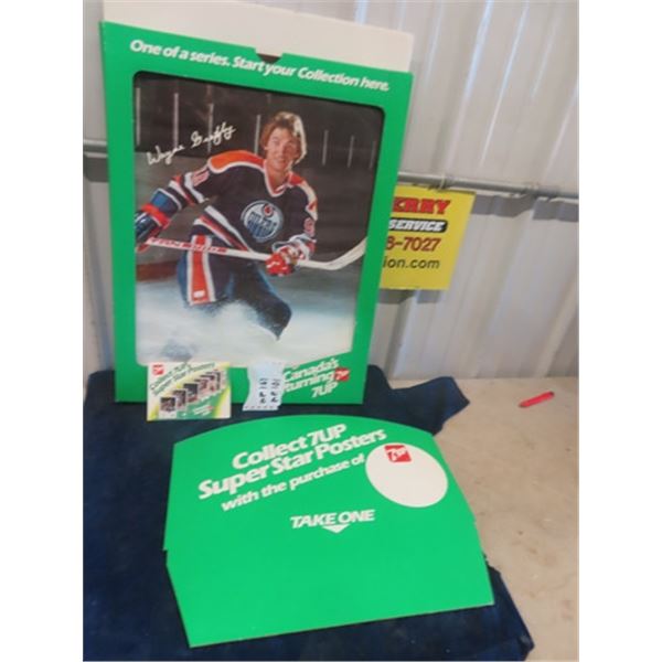 7 Up Super Star Poster with Wayne Gretzky