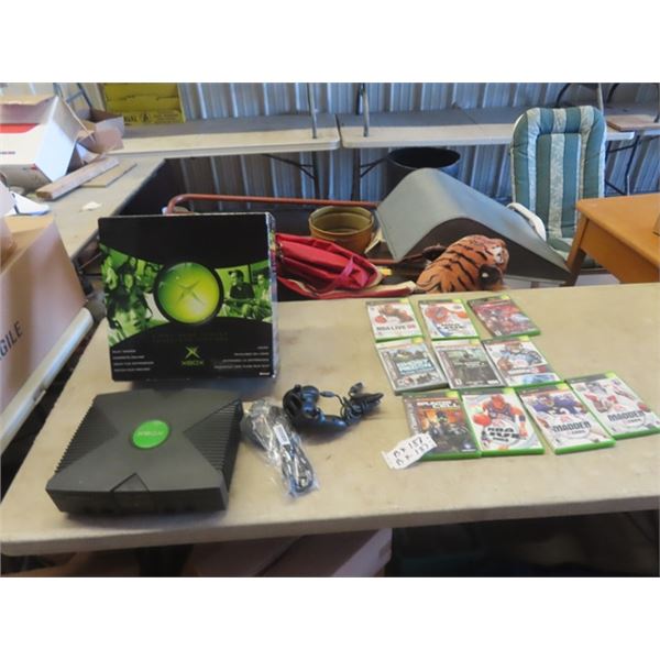 xBox Home Video Console & 10 Games