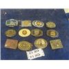 Image 1 : 12 Belt Buckles - Camping, Rolling Mill, Leduc Oil, plus more