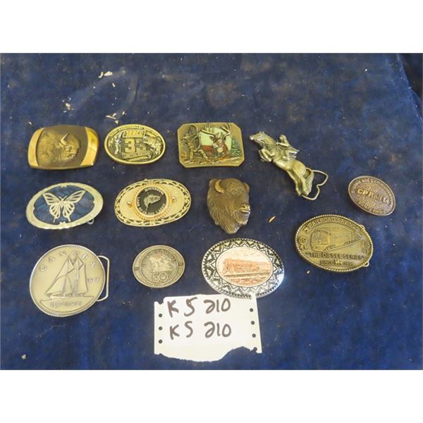 12 Belt Buckles - Railway + Wildlife