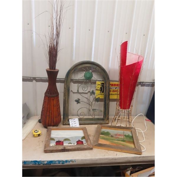 Vase, Lamp, Decor, Painting