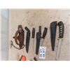 Image 3 : 7 Filet/Butcher Knives & Trap