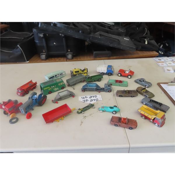 Leseny, Dinky, Corgi, Tonka - some Good - some not  - some missing Tires
