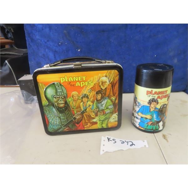 Metal 1974 Planet of the Apes Lunch Kit & Thermos - Aladdin