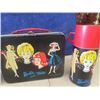 Image 2 : 2 Lunch Kits with Thermos ; 1) Barbie + Midge, 1) The Barbie - Metal  - both 1962 by Mattel