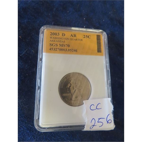 2003 25 cent Washington Collector Coin