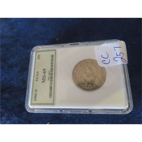 2006 Nevada 25 Cent Collector Coin