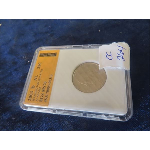 2003 25 cent Alabama Collector Coin