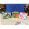 Image 1 : 3 Metal Lunch Kits ; 1) El Chapulin Colorado - Aladdin, 1) Land of the Giants - Aladdin, 1) King Kon