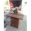 Image 1 : Craftsman Radial Arm Saw on Stand with Drawer - Comes with Extra Blades + Accessories