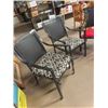Image 4 : 6 Patio Chairs with Cushions & Table 37" x 61"