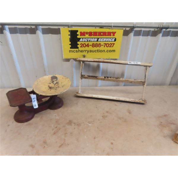 Balance Scale & Store Paper Dispenser