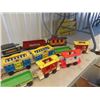 Image 3 : 2 Fisher Price Trains, Timberwolf Train, Disney Winnie the Pooh Train, Batman Plastic Car, Toy Figur