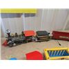Image 4 : 2 Fisher Price Trains, Timberwolf Train, Disney Winnie the Pooh Train, Batman Plastic Car, Toy Figur