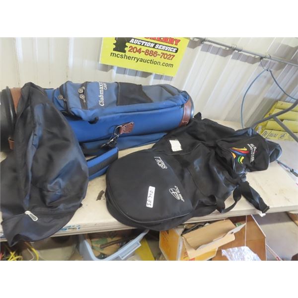 CLub Max Golf Bag & Soft Travel Golf Cover Jazz Golf with 99 Panam Games Logo