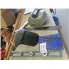 Image 2 : Odds n Ends of Tools; Flaring Tool , Air Gauge/ Blower, Level, Square, Welding Helmet plus more
