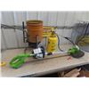 Image 1 : Greenworks 24 V Weed Eater, Yard Fertilizer, Bottle Sprayer
