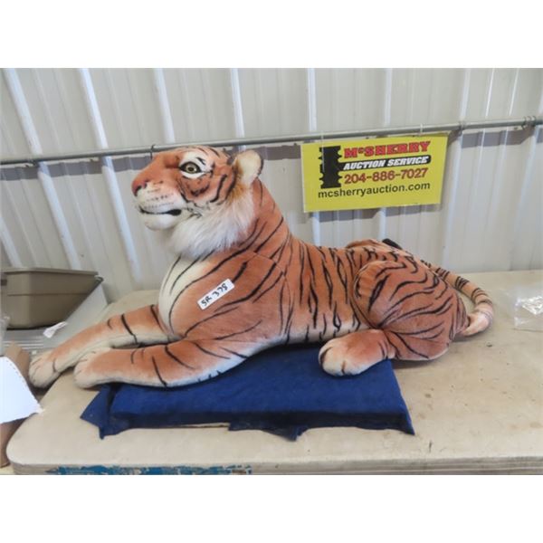 Tiger Plush 22" Tall 48" Long plus tail