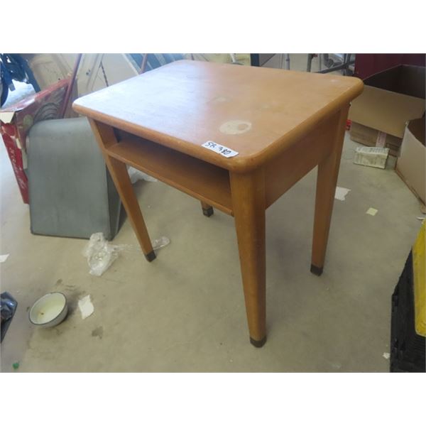 Oak School Desk 31" x 30" x 20"